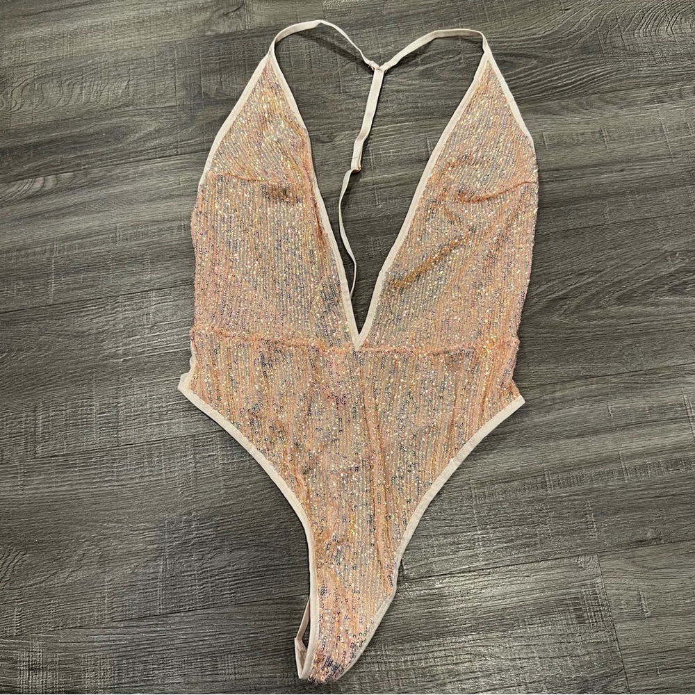 Victoria’s Secret sequin lingerie one piece